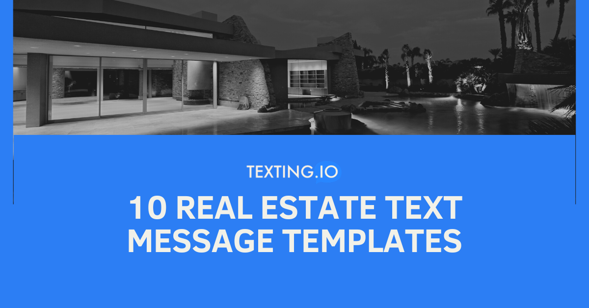 real estate sms templates