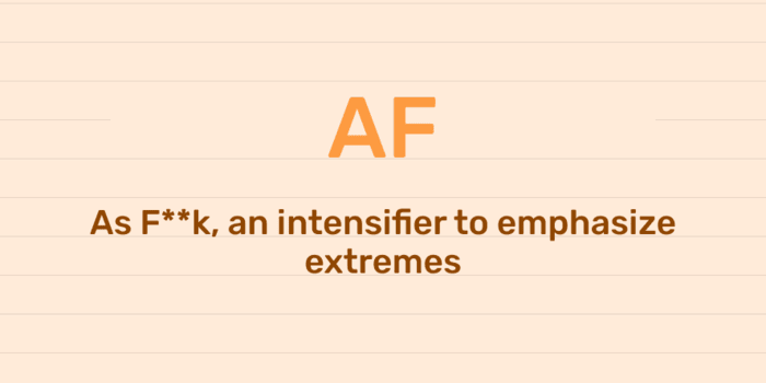 What Does AF Mean